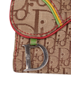DIORISSIMO RASTA SADDLE WALLET