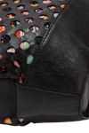 PERFORATED LEATHER TOTE BAG