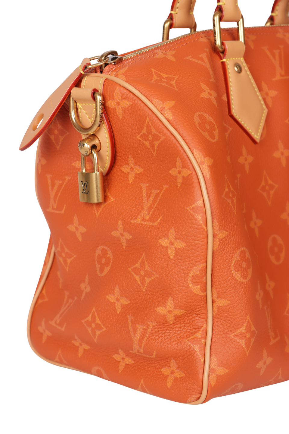BOLSA LOUIS VUITTON MONOGRAM SPEEDY P9 30 BANDOULIERE LARANJA
