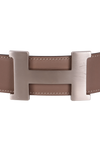 REVERSIBLE H BUCKLE BELT