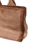 SMALL MADRAS CONVERTIBLE WOVEN BAG