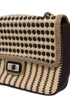 RAFFIA MADEMOISELLE FLAP BAG