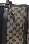 GG CANVAS WEB MEDIUM BOSTON BAG