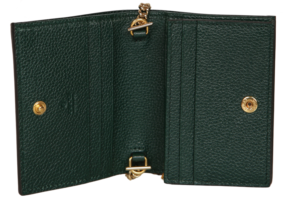 ACESSóRIO GUCCI ZUMI WALLET ON CHAIN VERDE P ORIGINAL – Gringa