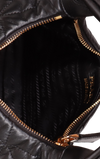 MINI NAPPA TOPSTITCHED HOBO BAG