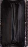 LONG KNOT INTRECCIATO SATIN CLUTCH
