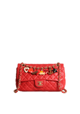 MEDIUM CLASSIC SINGLE FLAP LAMBSKIN