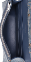 DENIM HOURGLASS WALLET ON CHAIN