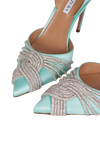 CRYSTAL VERY BOW TIE PUMPS 37