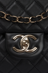 XXL TRAVEL CLASSIC SINGLE FLAP LAMBSKIN BAG