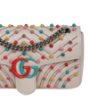 BEADED GG MARMONT MEDIUM BAG