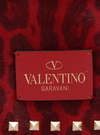 CALF HAIR LEOPARD ROCKSTUD WRISTLET CLUTCH