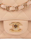 MEDIUM CLASSIC DOUBLE FLAP CAVIAR