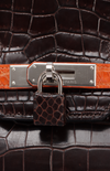 BICOLOR SHINY POROSUS CROCODILE BIRKIN 35