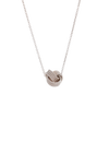 TWIST KNOT PENDANT NECKLACE