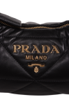 MINI NAPPA TOPSTITCHED HOBO BAG