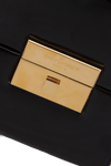 PATENT LEATHER BOX CUBE BAG
