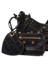 LE CAGOLE XS CROCODILE EMBOSSED