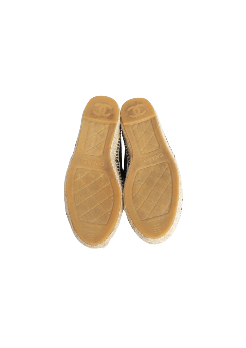 INTERLOCKING CC LOGO ESPADRILLES 33