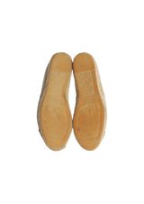 INTERLOCKING CC LOGO ESPADRILLES 37.5