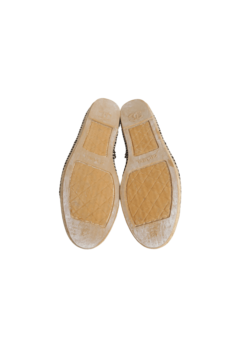 INTERLOCKING CC LOGO ESPADRILLES 41