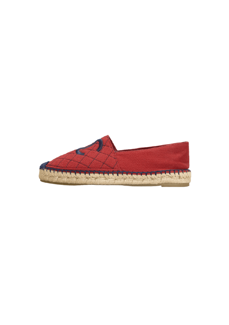 INTERLOCKING CC LOGO ESPADRILLES 37