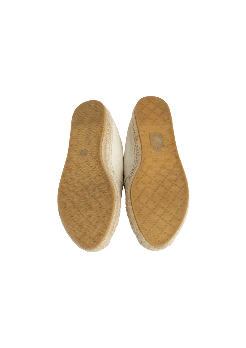 GUCCISSIMA ESPADRILLE 35.5