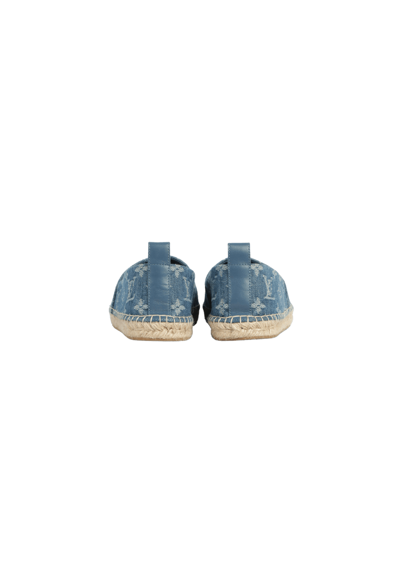 MONOGRAM DENIM STARBOARD ESPADRILLES 35.5