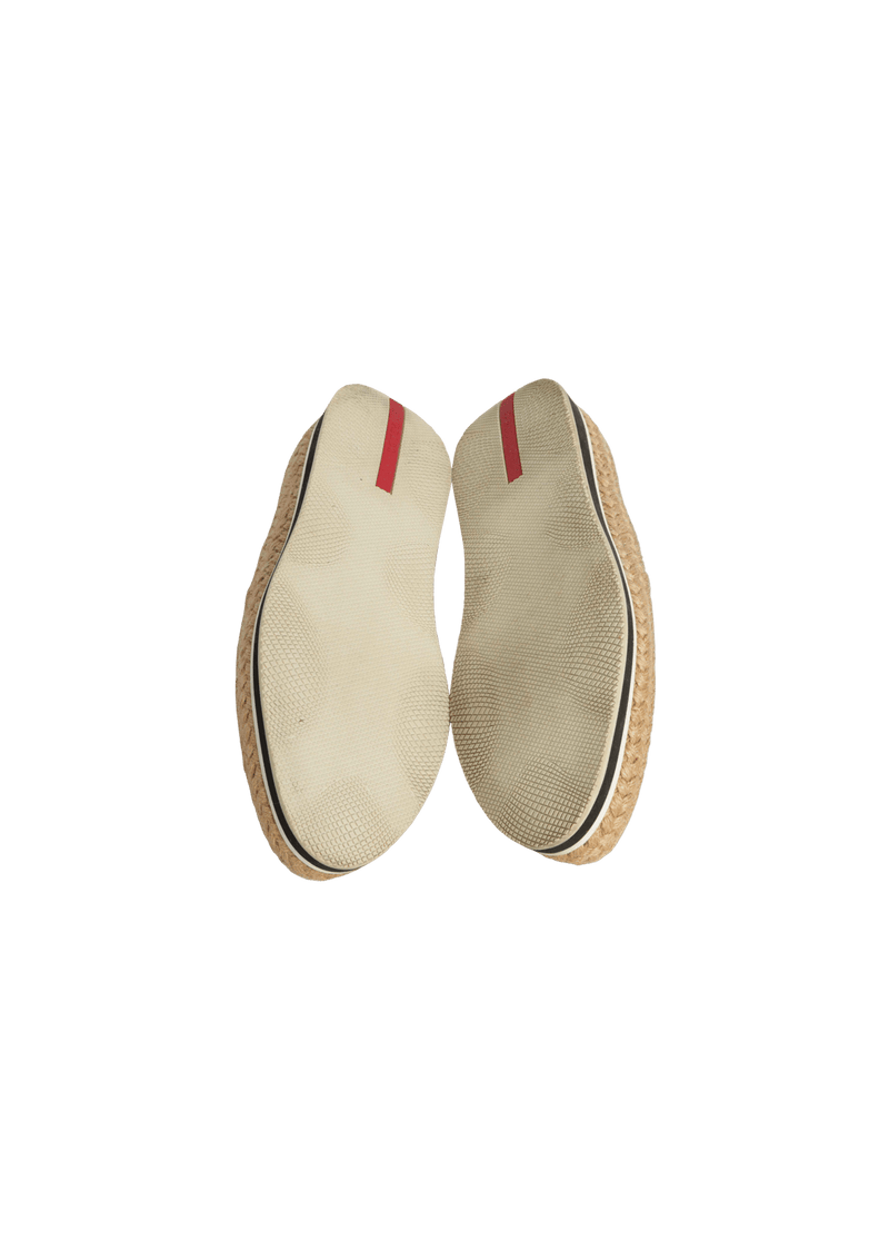 CANVAS POINTED ESPADRILLES 37.5