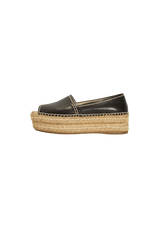 LEATHER ESPADRILLES  33.5