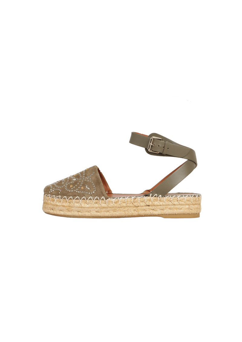 SUEDE ESPADRILLES 39