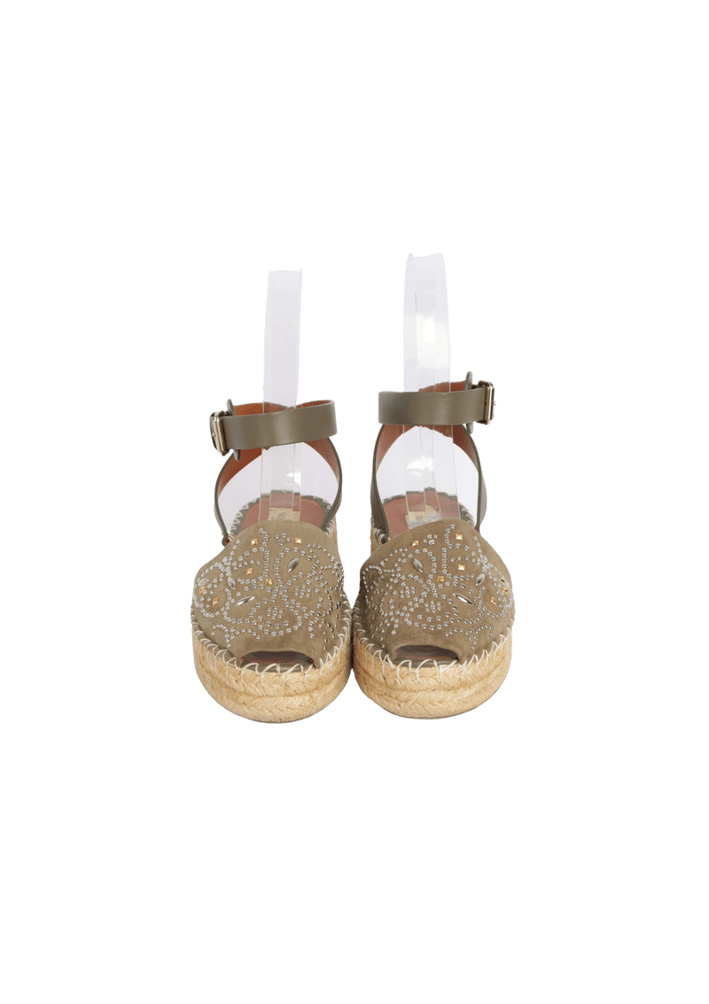 SUEDE ESPADRILLES 39