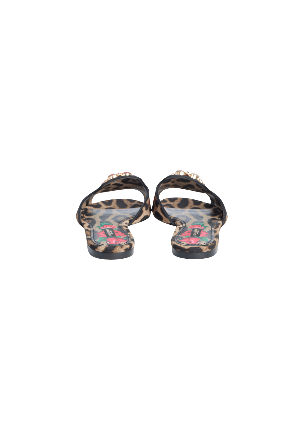 CRYSTAL EMBELLISHMENTS FLAT SANDALS 36