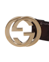 GUCCISSIMA INTERLOCKING G LOGO BELT