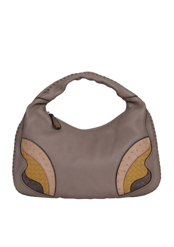 INTRECCIATO OSTRICH HOBO