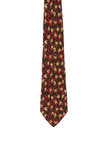 PRINTED SILK TIE