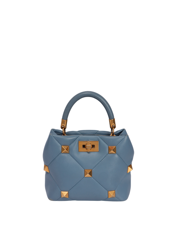 ROMAN STUD TOP HANDLE BAG