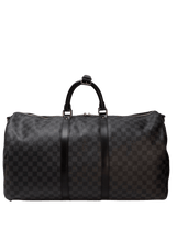 DAMIER GRAPHITE KEEPALL BANDOULIÈRE
