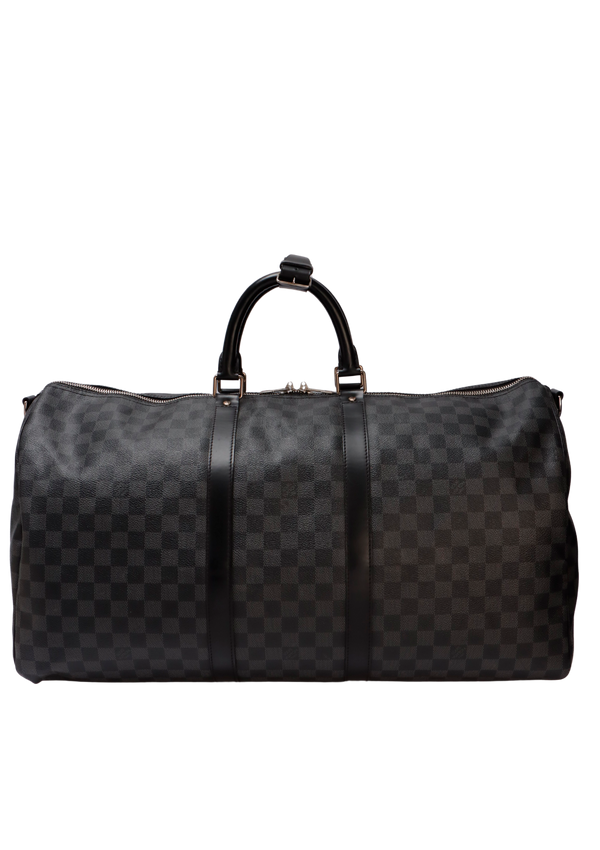 DAMIER GRAPHITE KEEPALL BANDOULIÈRE