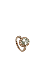 SMALL ARENA GREEN GOLD 18K RING