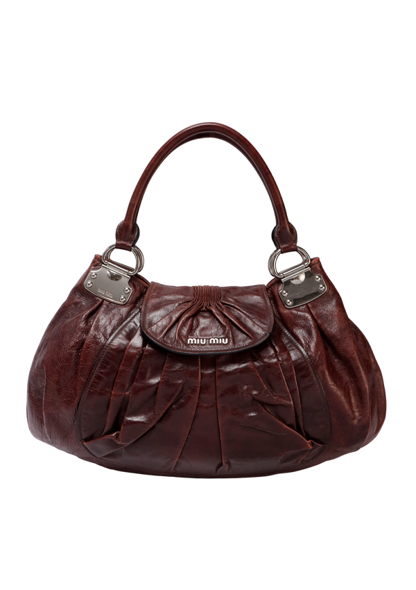 LEATHER SHOULDER BAG