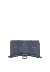 DENIM HOURGLASS WALLET ON CHAIN