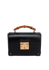 SMALL PADLOCK BAMBOO BAG
