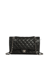 MEDIUM CLASSIC DOUBLE FLAP LAMBSKIN