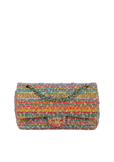 MEDIUM CLASSIC DOUBLE FLAP TWEED