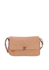 CC BRAIDED FLAP BAG