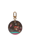 MONOGRAM ILLUSTRE TRANSATLANTIC CHARM AND KEYCHAIN