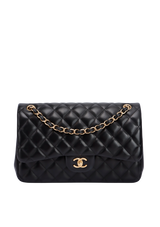 JUMBO CLASSIC DOUBLE FLAP LAMBSKIN
