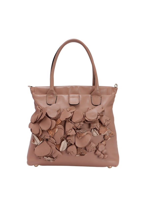 LEATHER FLOWER BAG