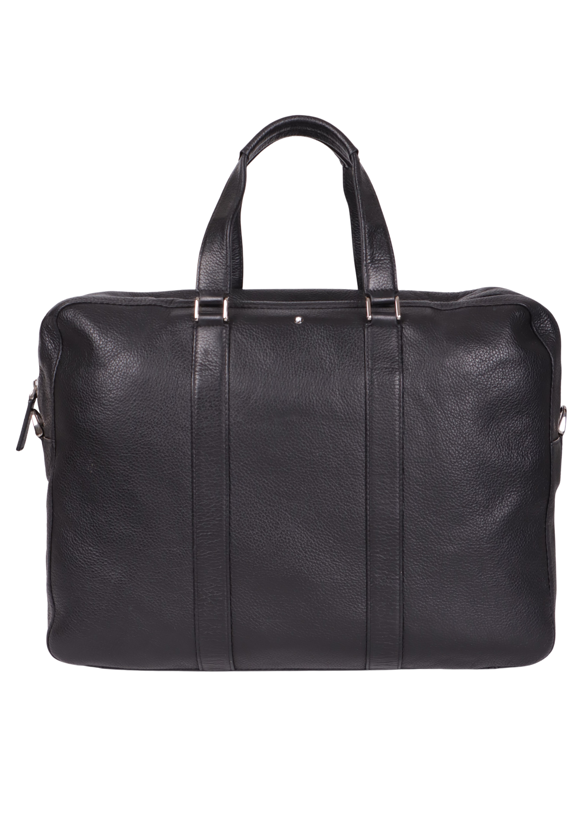 BOLSA MONTBLANC LEATHER BRIEFCASE PRETO ORIGINAL – Gringa